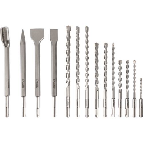 FRITZFURT 3161-3014 Hohlbohrkronen-Set 14teilig 5 mm, 6 mm, 8 mm, 10 mm, 12 mm, 14 mm SDS-Plus 1 Set