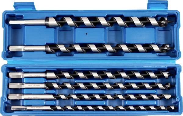 FRITZFURT 2800-3116 Schlangenbohrer-Set 6teilig 10 mm, 12 mm, 14 mm, 16 mm, 18 mm, 20 mm Gesamtlänge 370 mm Sechskant 1 Set