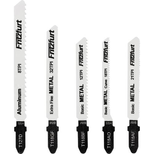FRITZFURT 3401-3202 Stichsägeblatt-Set Metall 5-teilig 1 Set