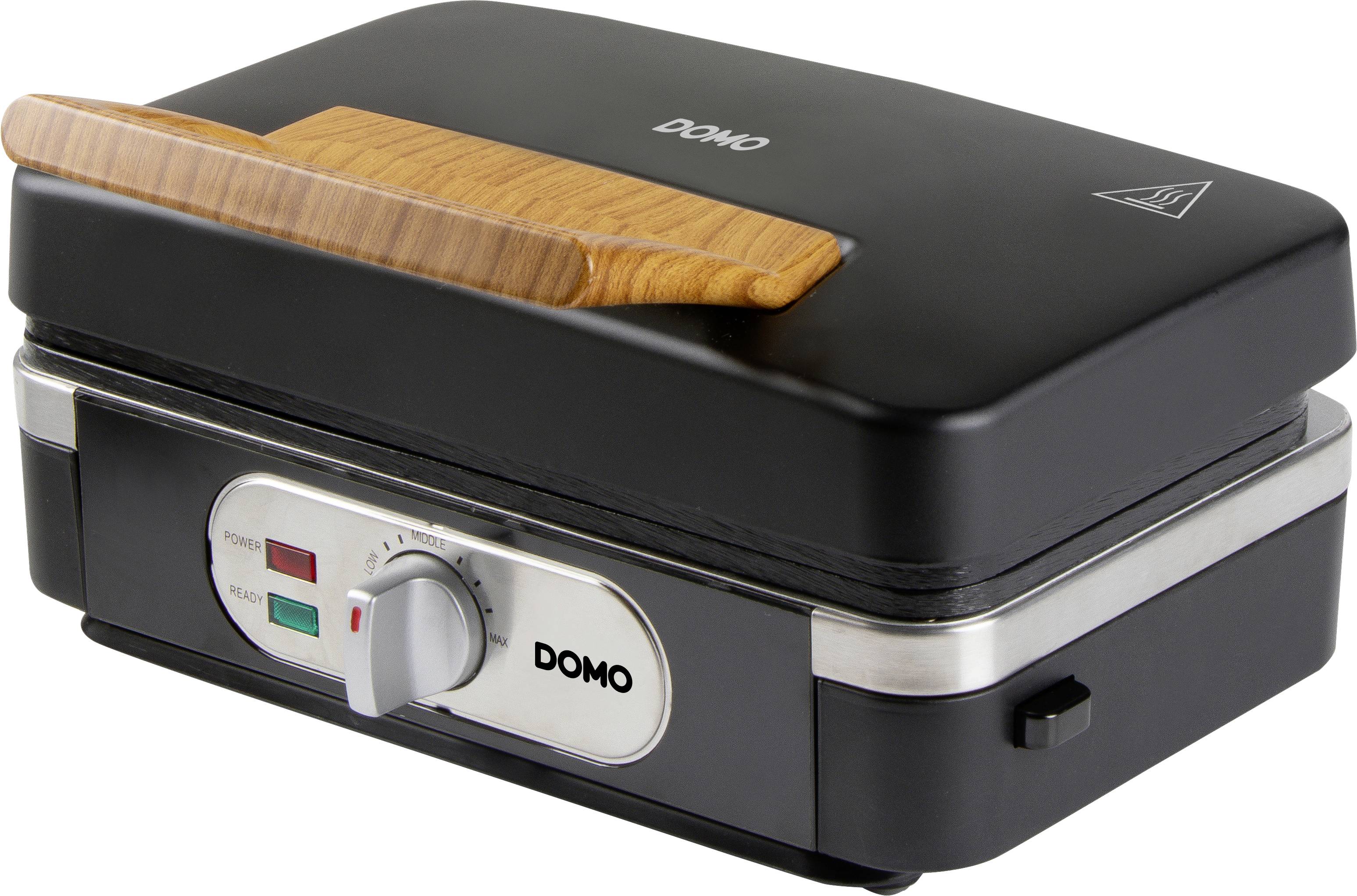 DOMO SANDWICH-WAFFEL-GRILL 3-IN-1 INKY BLACK Sandwichmaker Schwarz