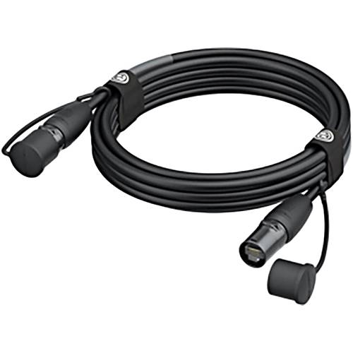 Neutrik NKE5E-E1E1-M0010 RJ45 Netzwerkkabel, Patchkabel 1 m Schwarz 1 St.