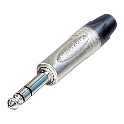 Neutrik NP3XX-NI-0 Klinken-Steckverbinder 6.35 mm Klinkenstecker 6.35 mm - Polzahl:3 1 St.-0