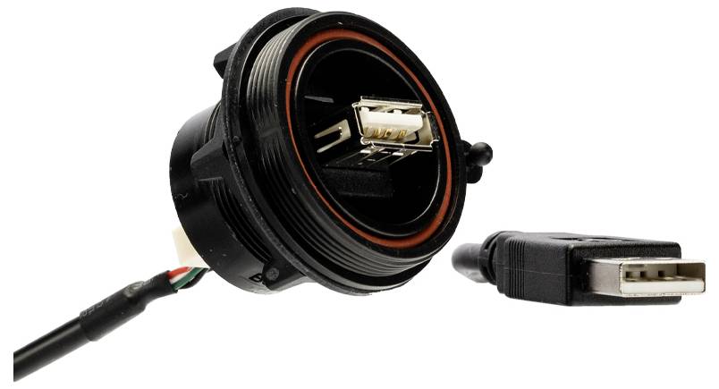 Bulgin USB-Kabel 0.50 m PX0844/A/0M50/A