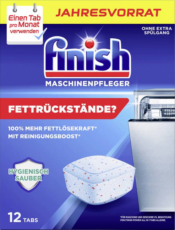 Finish Spülmaschinentabs Spülmaschinenreiniger Tab 495064500 3267386 12 St.