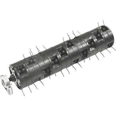 Aerifizierwalze für Rasenlüfter, zylindrische Form mit Metallstiften zur Erdeindringung, verbessert Luft- und Wasseraufnahme des Rasens.