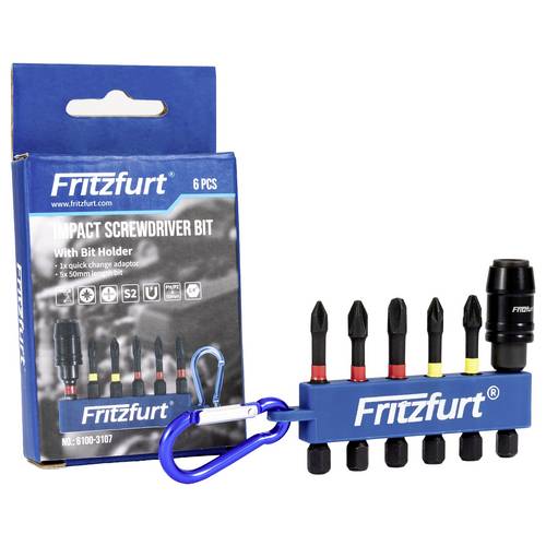 FRITZFURT 6100-3107 Bit-Set 6teilig PH, PZ