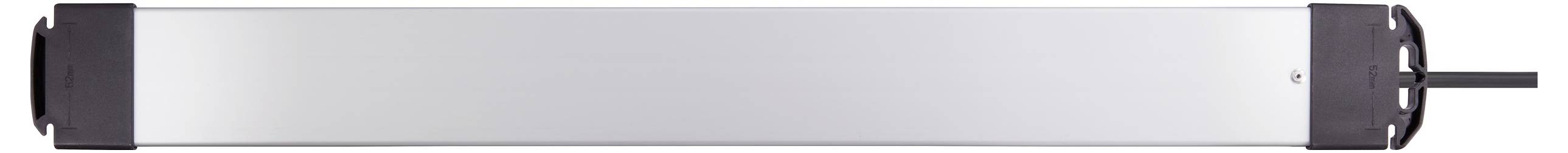 Sygonix SY-6807136 Überspannungsschutz-Steckdosenleiste 10fach Schwarz, Silver Schutzkontakt 1 St.-3