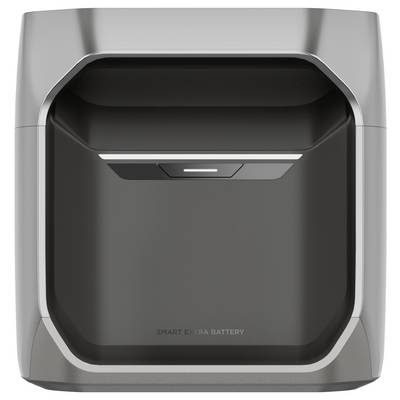 Ein glänzender, grau-schwarzer elektrischer Händetrockner mit einem modernen, kantigen Design. Ideal für den Einsatz in öffentlichen Toiletten.