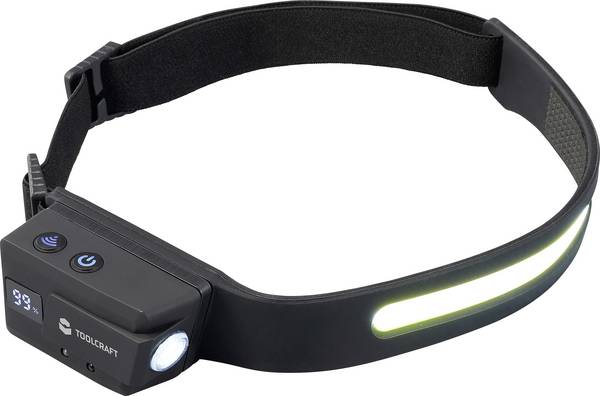 TOOLCRAFT COB LED Stirnlampe Li-Ionen Akkus 320 lm 8 h TO-10211664