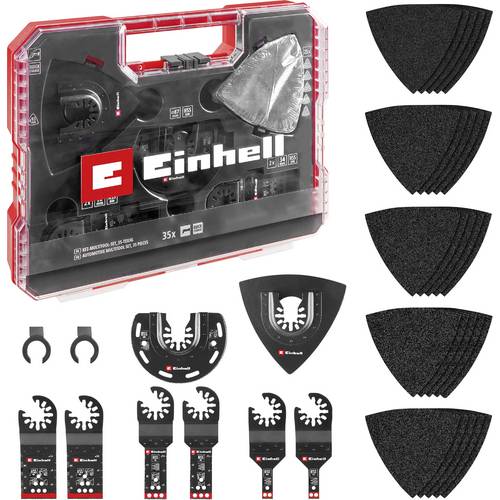 Einhell 708135 XL-PLUS-CASE BiM, HSS Multifunktionswerkzeug-Zubehör-Set 1 Set