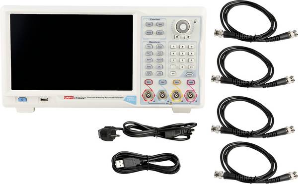 Uni-T UTG9604T Funktionsgenerator netzbetrieben  600 MHz (max) 4-Kanal Arbiträr, Rechteck, Puls, Rampe, Rauschen, Sinus