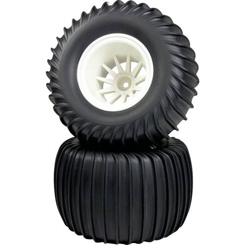 Absima 1:10 Monstertruck Kompletträder Sand Weiß 2 St.