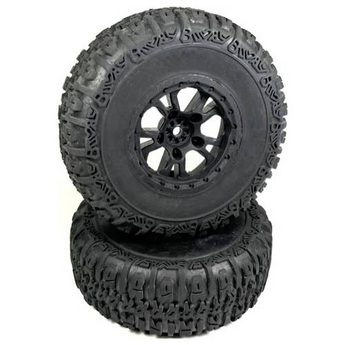 Absima 1:10 Monstertruck, Truggy, Buggy Kompletträder offroad Schwarz 1 St.