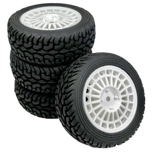 Absima 1:10 Rally, Tourenwagen Rally Street Kompletträder Rally, Street Weiß 4 St.