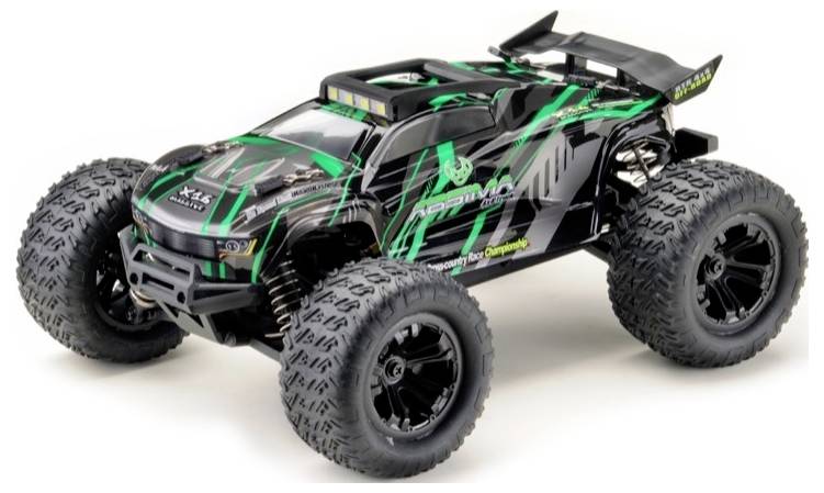 Absima Mini AT Grün, Grau Brushed 1:16 RC Modellauto Elektro Truggy Allradantrieb (4WD) RtR 2,4 GHz