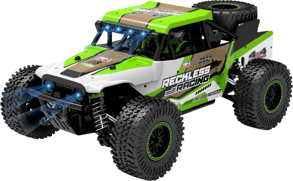 Absima Rock Racer Reckless Grün Brushed 1:20 RC Modellauto Elektro Truggy Allradantrieb (4WD) RtR 2,4 GHz