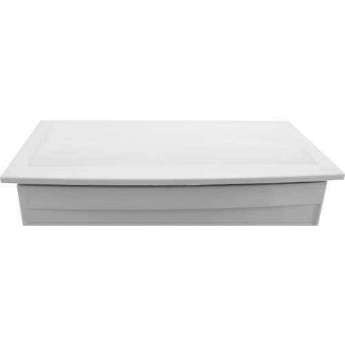 Boxexpert Fleet Roof 800600260 Wand-Gehäuse 600 x 800 x 260 ABS Lichtgrau 1 St.