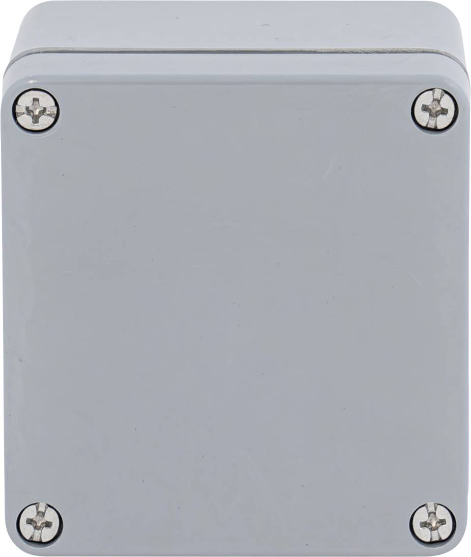 Boxexpert Elbe Polyester grau 807555 Industrie-Gehäuse 75 x 80 x 55 Kunststoff (glasfaserverstärkt) Grau 1 St.