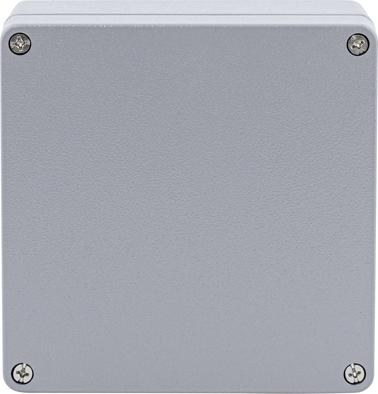 Boxexpert Alster 180180100 Gehäuse 180 x 180 x 100 Aluminium Silber-Grau 1 St.