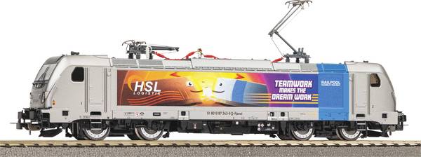 Piko H0 21707 H0 E-Lok BR 187 der HSL Druckvariante der BR 187 im Design Teamwork der HSL in Epoche VI.