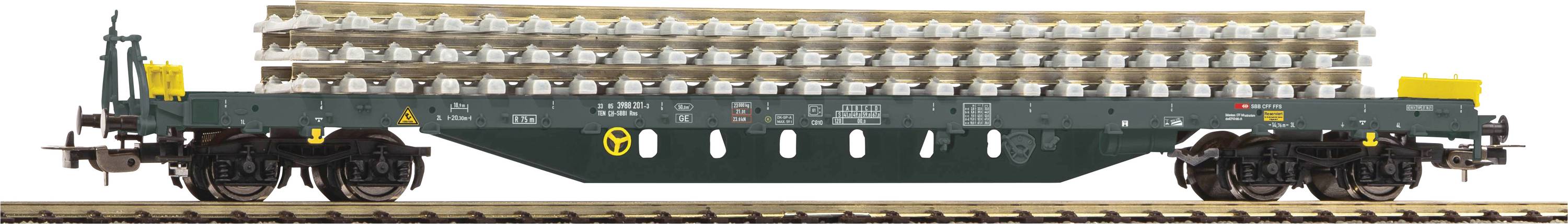 Piko H0 24547 H0 Flachwagen Bauzug CH der SBB