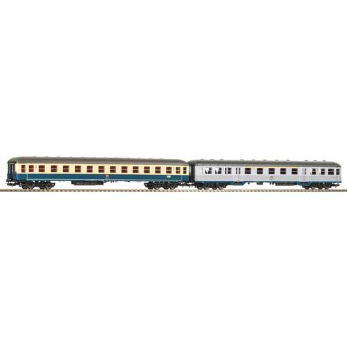 Piko H0 28325 H0 2er-Set Personenwagen 1x 1./2. Kl. Silberling + 1x 2. Kl. Bm 232 der DB