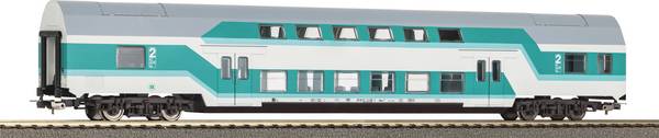 Piko H0 53119 H0 Doppelstocksitzwagen DBuz 747.3 mintgrün der DR DBuz 747.3