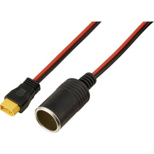 Zigarettenanzünder auf XT60-Kabel 2 m TC-13619284 Schwarz, Rot TRU COMPONENTS Inhalt: 1 St.