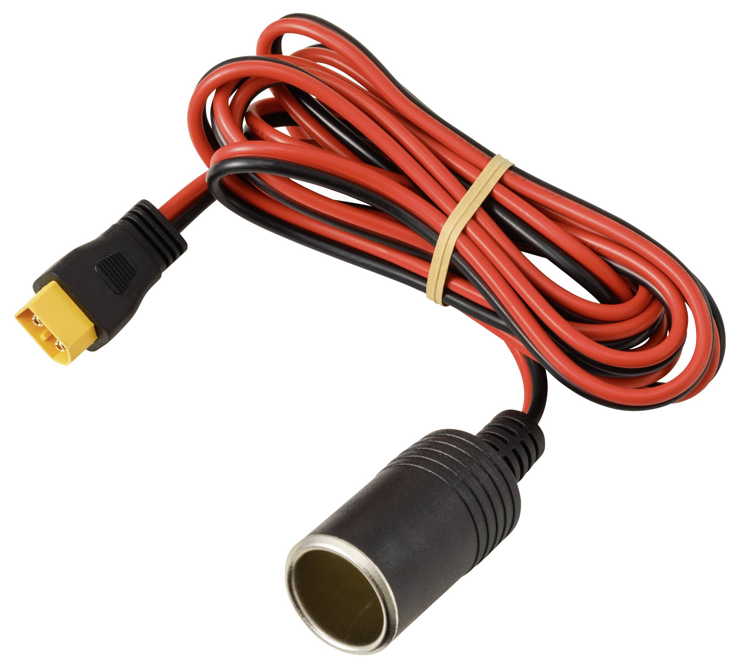 Zigarettenanzünder auf XT60-Kabel 2 m TC-13619284 Schwarz, Rot TRU COMPONENTS Inhalt: 1 St.-1