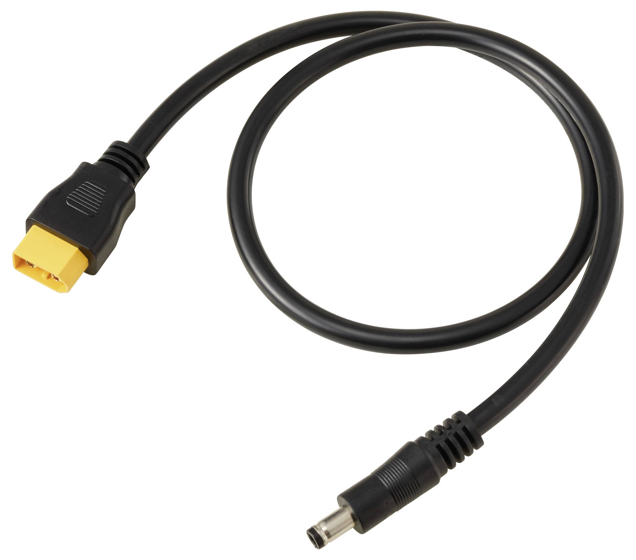DC-Stecker 2,5/5,5 mm auf XT60-Kabel 0,5 m TC-13619296 Schwarz TRU COMPONENTS Inhalt: 1 St.-1