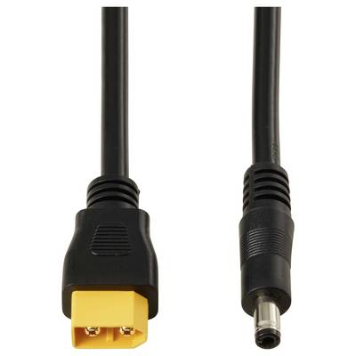 DC-Stecker 2,5/5,5 mm auf XT60-Kabel 0,5 m TC-13619296 Schwarz TRU COMPONENTS Inhalt: 1 St.-2