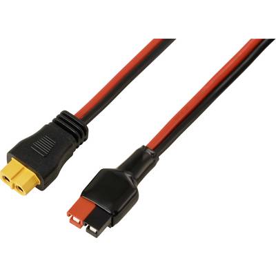 30 A Akkuanschluss an XT60-Kabel 0,5 m TC-13619312 Schwarz, Rot TRU COMPONENTS Inhalt: 1 St.-0