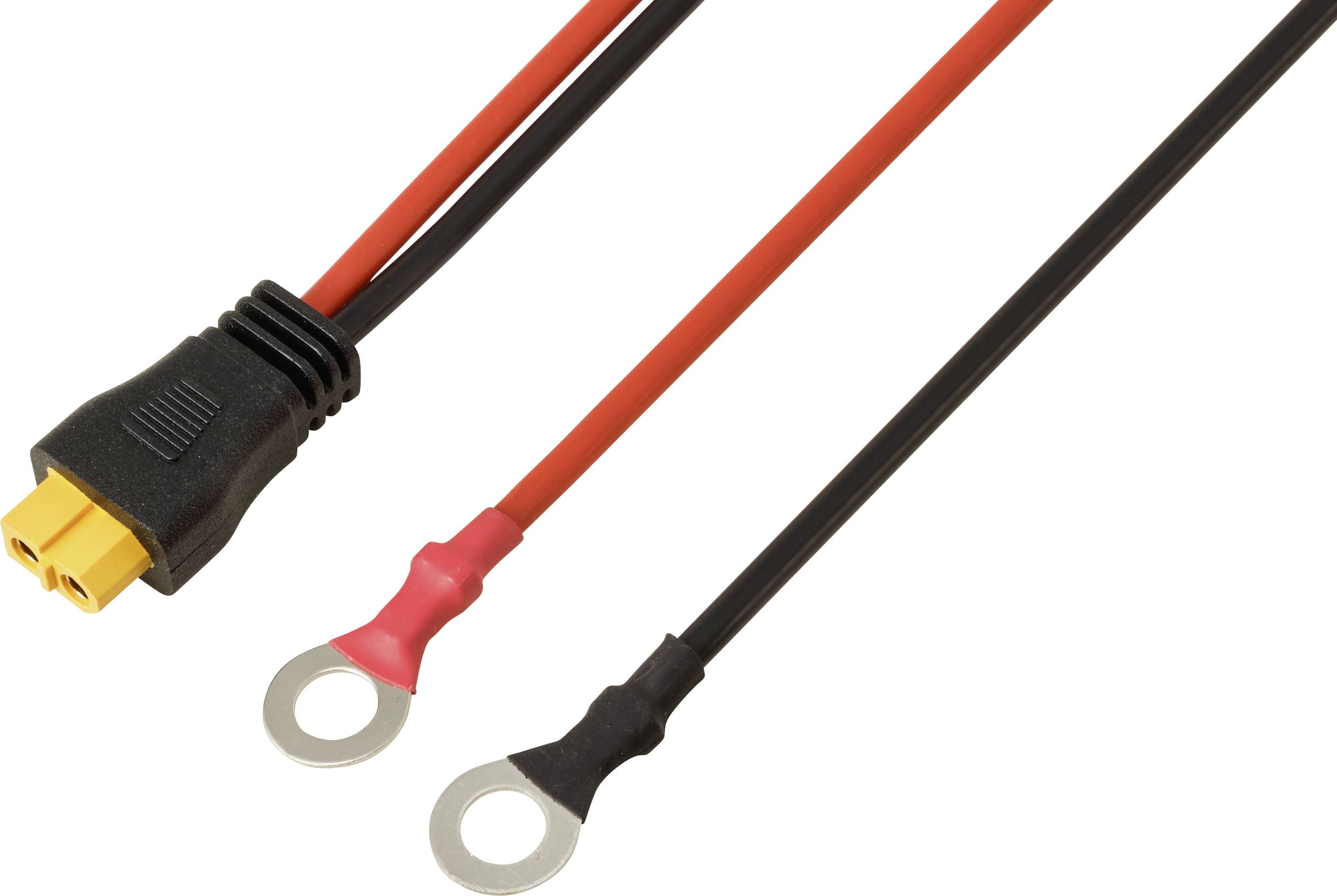 Ringkabelschuh zum XT60-Anschlusskabel 1 m TC-13619320 Schwarz, Rot TRU COMPONENTS Inhalt: 1 St.