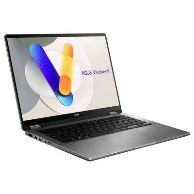 Asus Notebook 35.6 cm (14 Zoll) WUXGA Intel® Core™ Ultra 5 226V 16 GB RAM 512 GB SSD Deutsch, QWERTZ Grau 90NB14Y1-M0035-1
