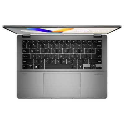 Asus Notebook 35.6 cm (14 Zoll) WUXGA Intel® Core™ Ultra 5 226V 16 GB RAM 512 GB SSD Deutsch, QWERTZ Grau 90NB14Y1-M0035-2