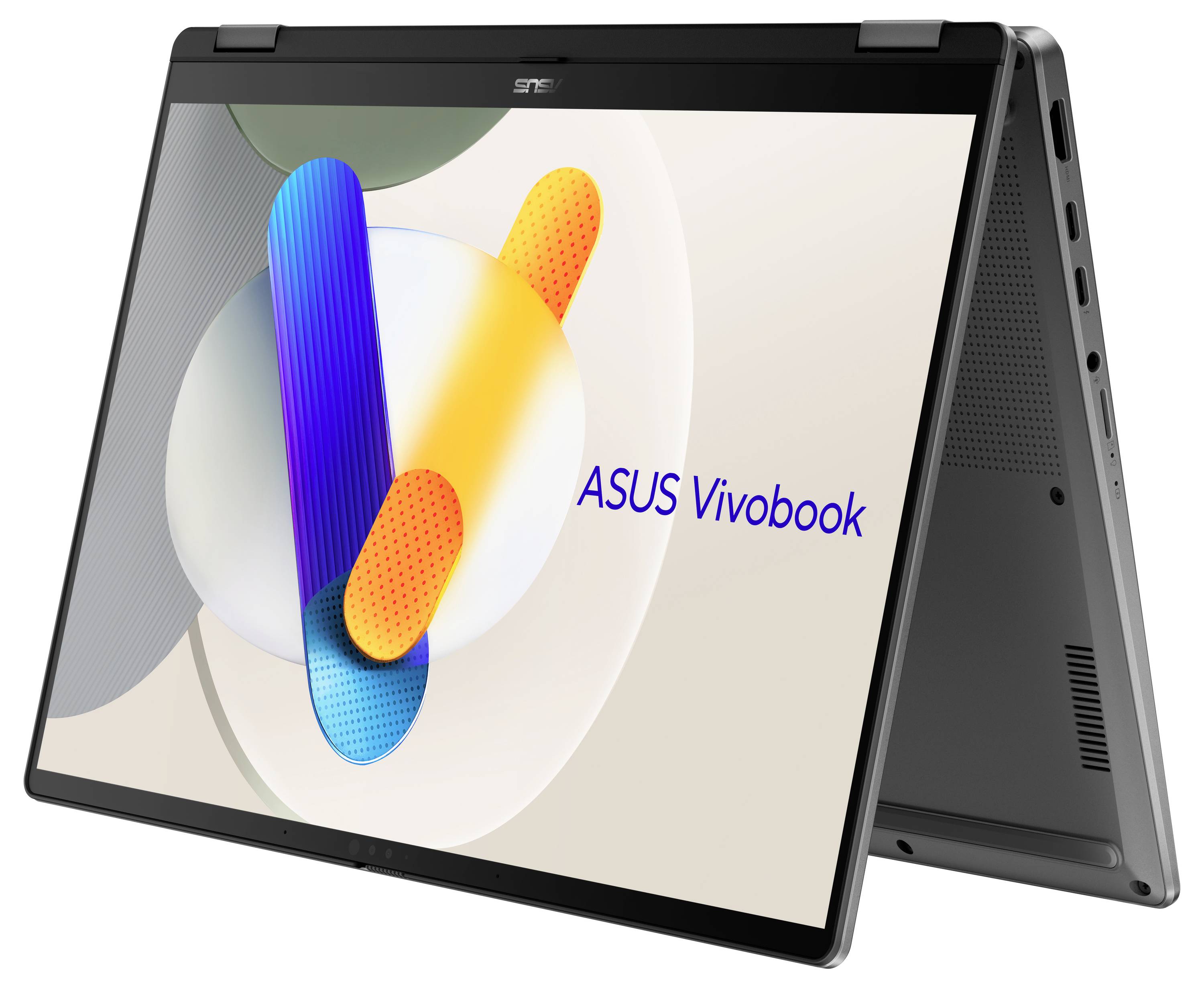 Asus Notebook 35.6 cm (14 Zoll) WUXGA Intel® Core™ Ultra 5 226V 16 GB RAM 512 GB SSD Deutsch, QWERTZ Grau 90NB14Y1-M0035-3