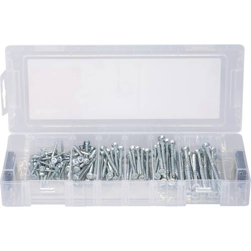 Fischer 560094 MiniFixTainer PowerFast II Senkkopfschraube Innenvielzahn Stahl galvanisch verzinkt 125 St.