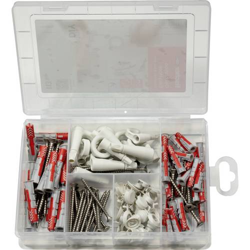 Fischer 577062 easyDIY EasyHook Dübel-Sortimentsbox 113 St.