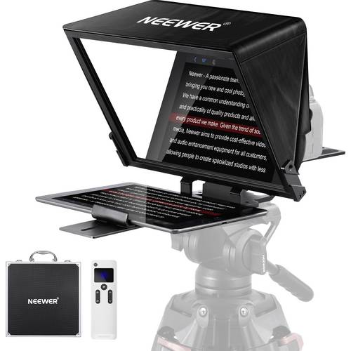 Neewer X14PRO Teleprompter mit Fernbedienung und Case