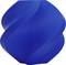 Blauer, spiralförmiger Ball, möglicherweise aus Gummi oder Kunststoff. Dient vermutlich als Spiel- oder Therapiemittel.