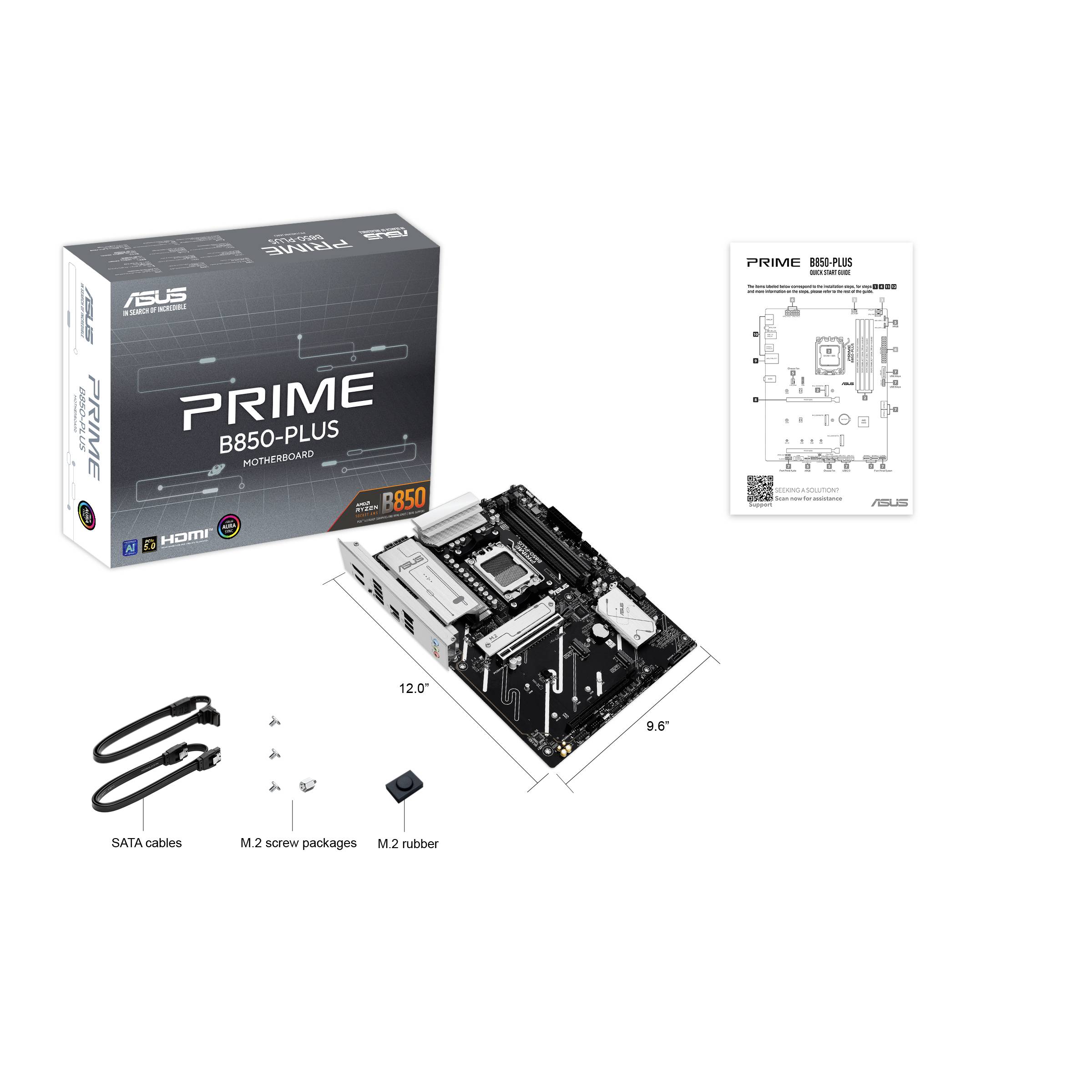 Asus 90MB1LC0-M0EAYC Mainboard Sockel (PC) AMD® AM5 Formfaktor (Details) ATX-15