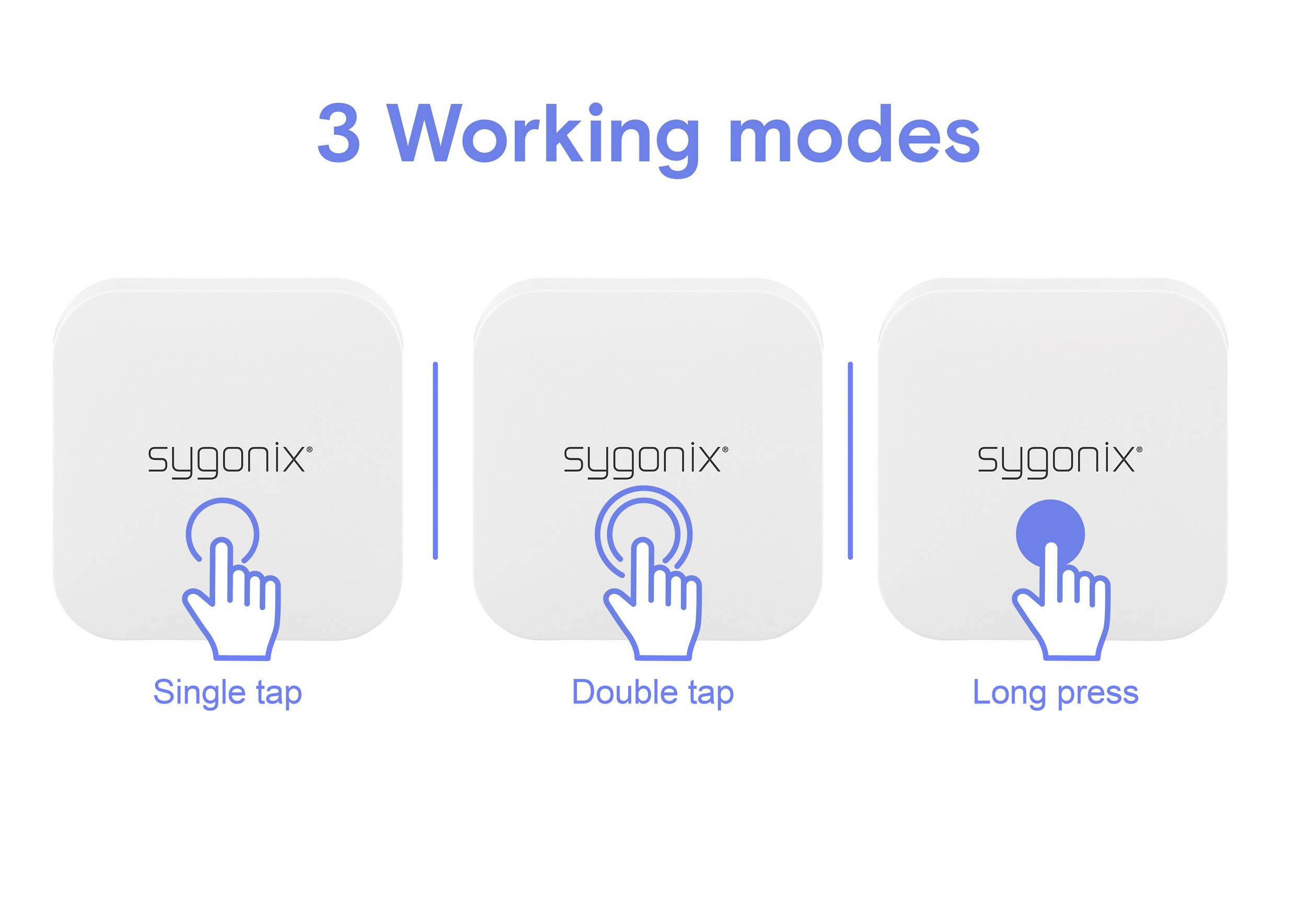 Sygonix SY-6811316 Taster Weiß Smart Mini Switch-8