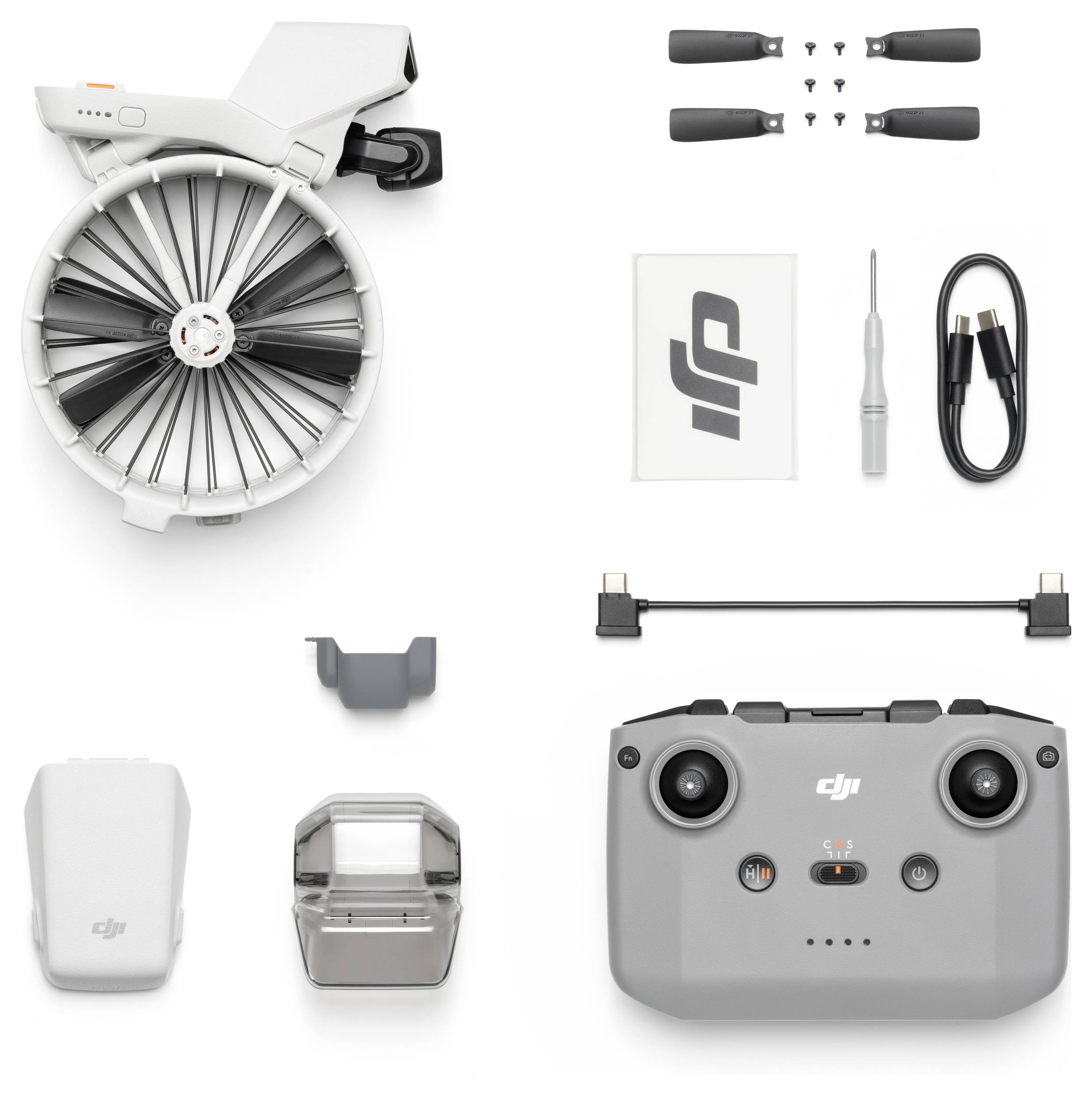 DJI Flip (DJI RC-N3) Quadrocopter 100% RtR Kameraflug Schwarz, Weiß-2