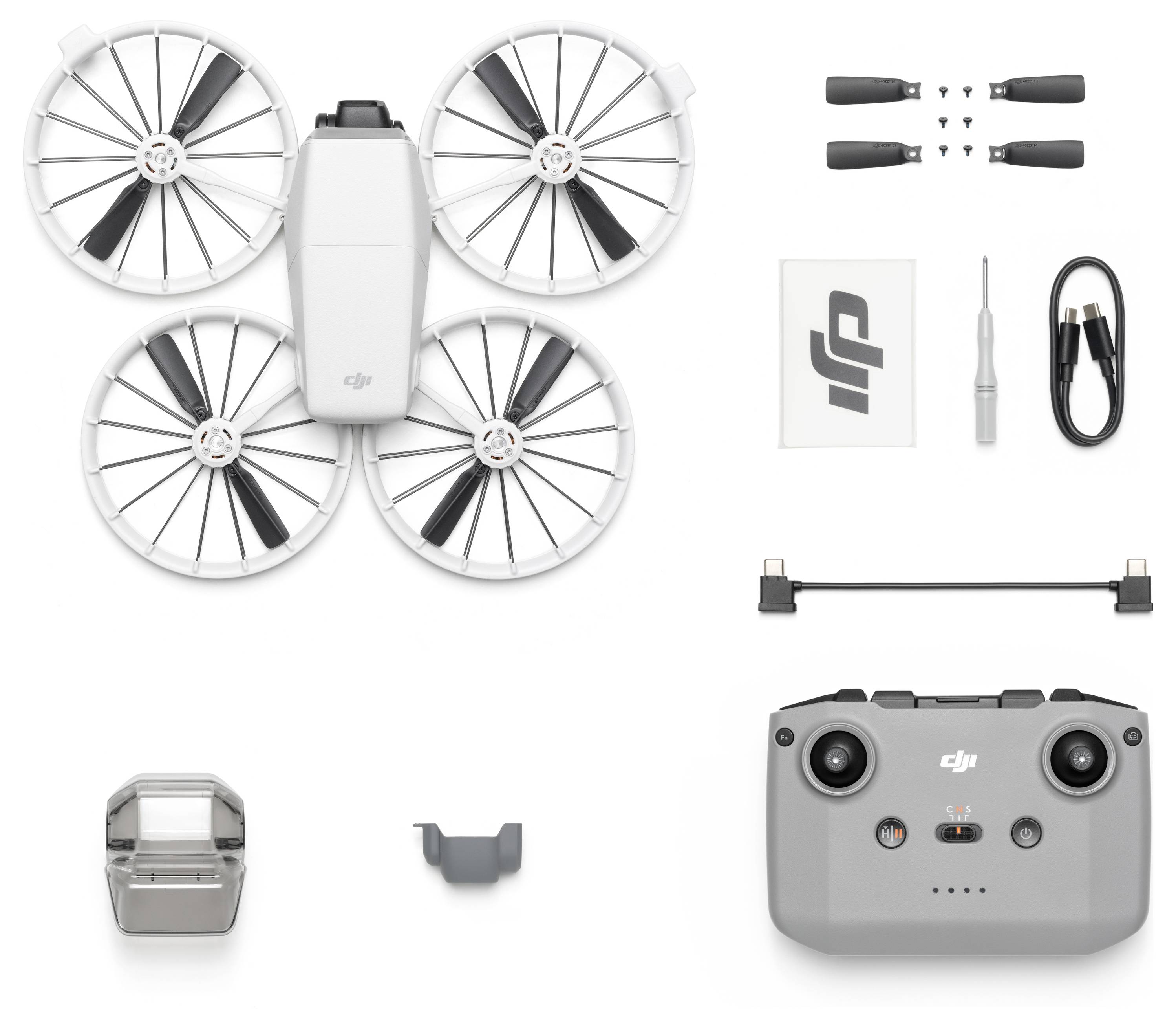 DJI Flip (DJI RC-N3) Quadrocopter 100% RtR Kameraflug Schwarz, Weiß-4
