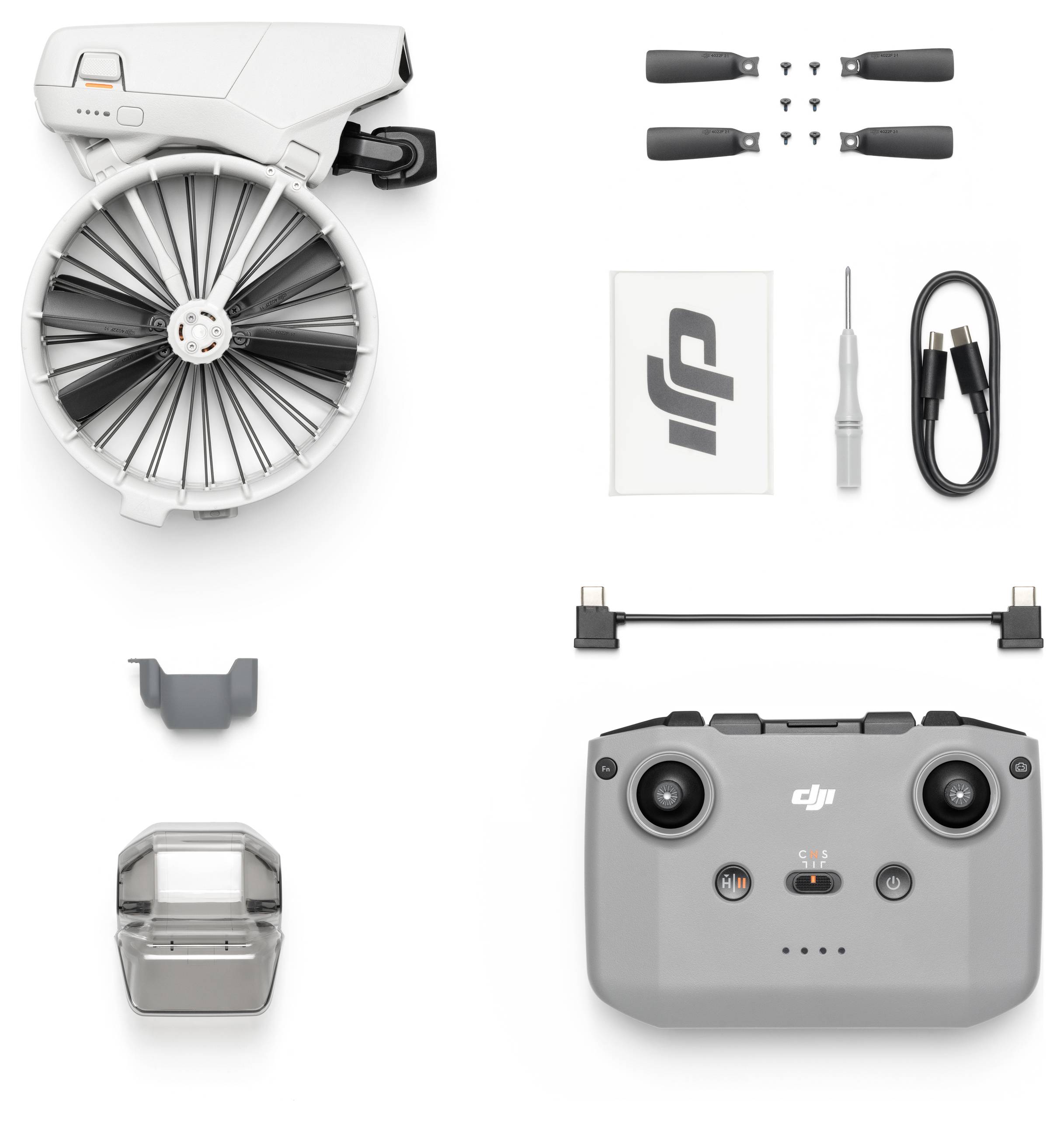 DJI Flip (DJI RC-N3) Quadrocopter 100% RtR Kameraflug Schwarz, Weiß-5