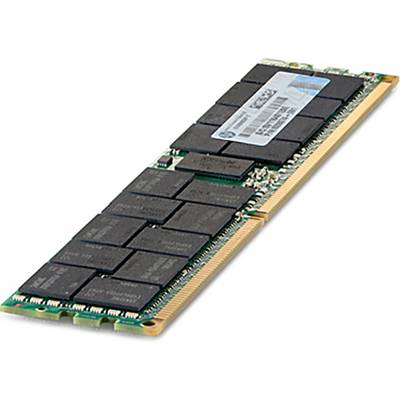 Ein RAM-Modul in Form eines langen, rechteckigen Computerchips mit mehreren schwarzen Speichereinheiten und einem Etikett auf der Oberseite.