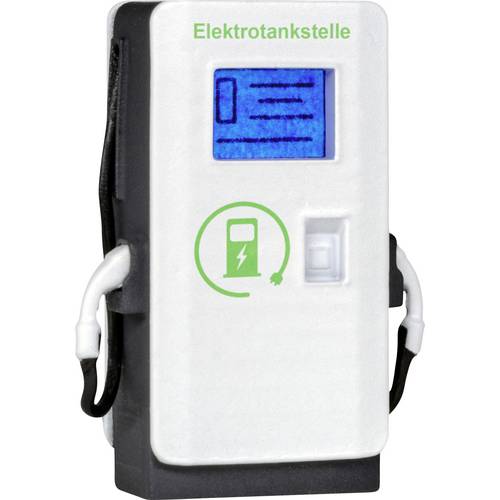 Viessmann Modelltechnik 1365 H0 E-Ladesäule mit LED-Beleuchtung Fertigmodell