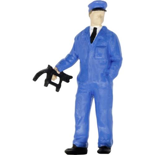 Viessmann Modelltechnik H0 Tankwart, drehend Funktionsmodell, Bemalt