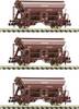 Fleischmann 6660071 N 3er-Set: Schwenkdachwagen der DR
