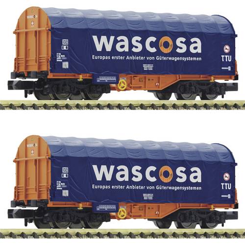 Thumbnail - Fleischmann 6660105 N 2er-Set: Schiebeplanenwagen der Wascosa